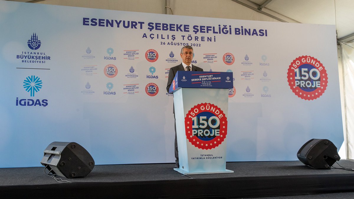 igdaskurumsal's tweet photo. #150Günde150Proje kapsamında Esenyurt Şebeke Şefliği binamızın açılışı İBB Genel Sekreteri Sayın Can Akın Çağlar'ın katılımıyla gerçekleşti. #16MilyonİçinÇalışıyoruz. https://t.co/FSnEK8N6GP