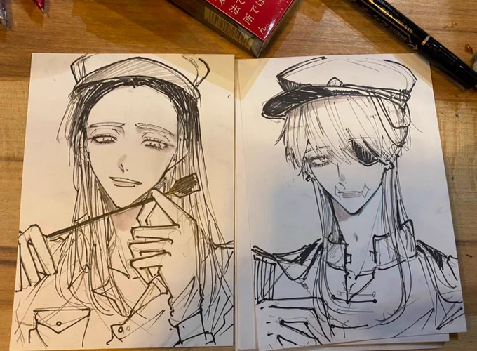 軍服蘭はる
軸謎 