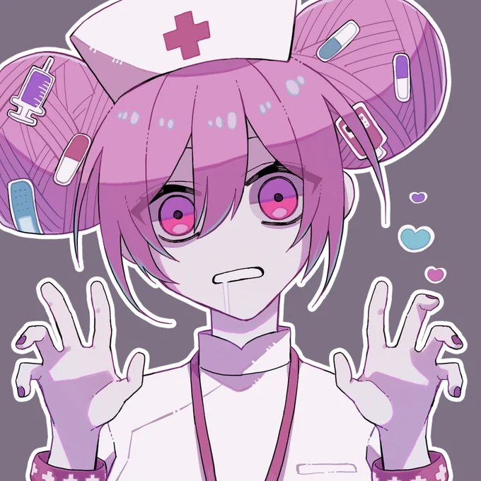 #創作「あなたどこか具合が悪いの～～?」 