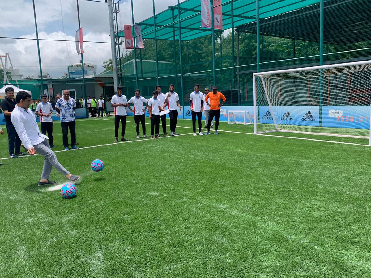 ArshadRizwan's tweet photo. Extended my best wishes to all the participating teams at the inauguration ceremony of Reformation Cup, a city level Football tournament organised by SIO at the South United Football Club in Ulsoor. https://t.co/P2mQUWv0S3