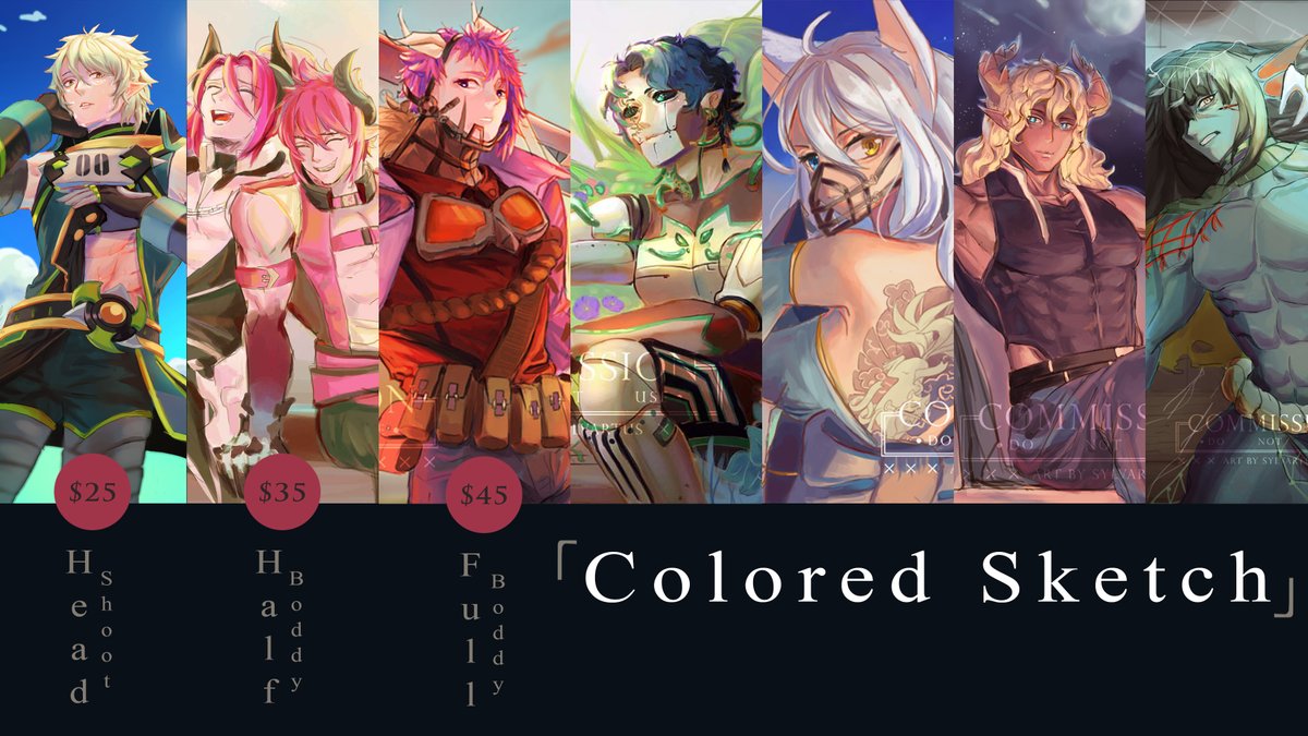 Sylvartus's tweet image. ✨Commission Open ✨

✏️ I do : character design, fanart, couple, splash art
✏️payment via Wise/ paypal 
✏️other artwork and price detail
sylvartus.wixsite.com/commission

RT are appreciated 🙏
#ArtCommission  #opencommissions #CommissionSheet