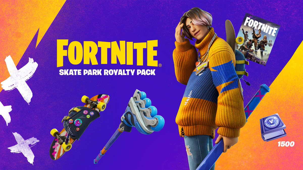DrZayasGaming's tweet photo. Crew Pack, Sapphire, Skatepark Royalty and 1000 vbucks giveaway 

4 WINNERS - 24 hours

♻️Retweet and follow me (@DrZayasGaming) and @Dragonkin_raisu 

Good luck from the slime and the doc🤍 https://t.co/OiLKQkIkro