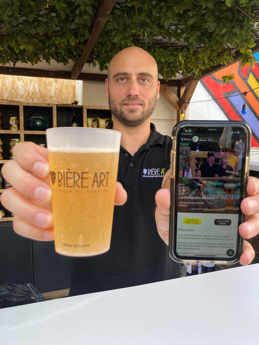 Biere_art's tweet photo. Rendez-vous à la Guinguette de @Ville_de_Sceaux  tous les vendredis et samedis jusqu'à fin du mois de septembre ! Une buvette made in @Biere_art avec de la bière, des softs et de quoi grignoter ! Avec le pass Destination Bière Art, profitez d'une pinte de bière offerte ! https://t.co/xQNFOl6Ru9