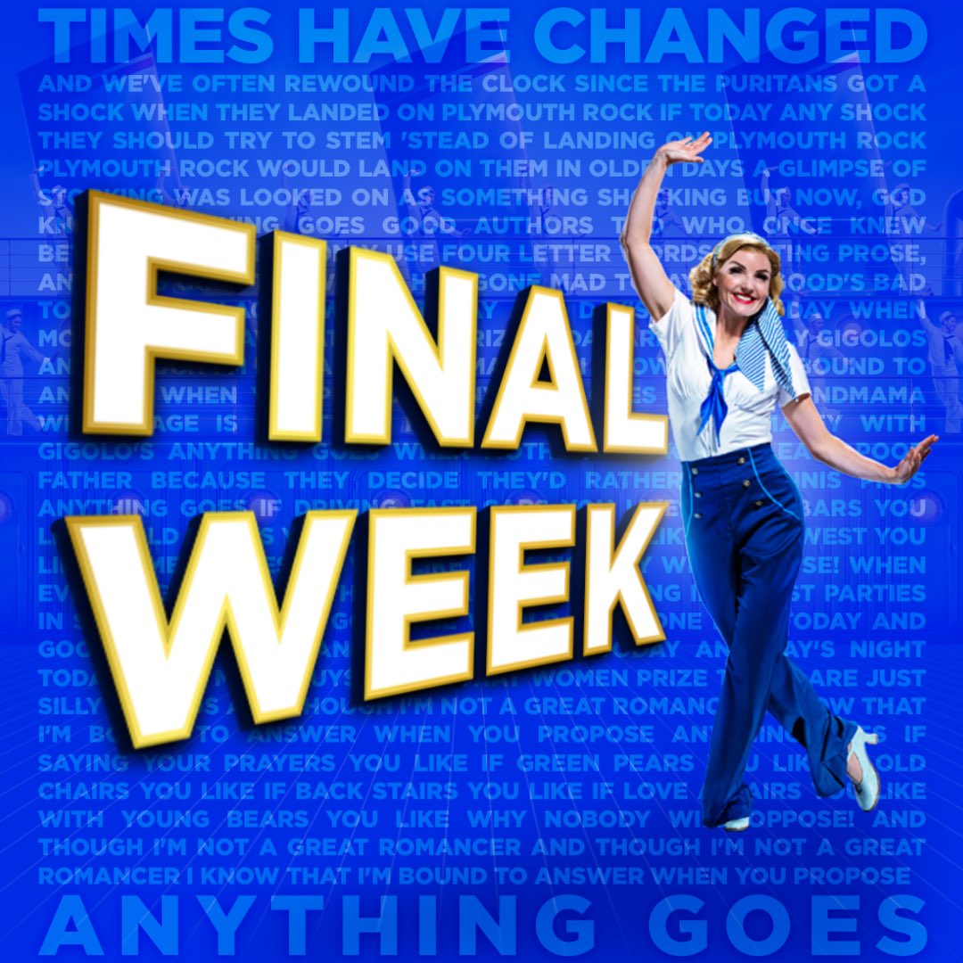 Anything Goes Musical tweet media