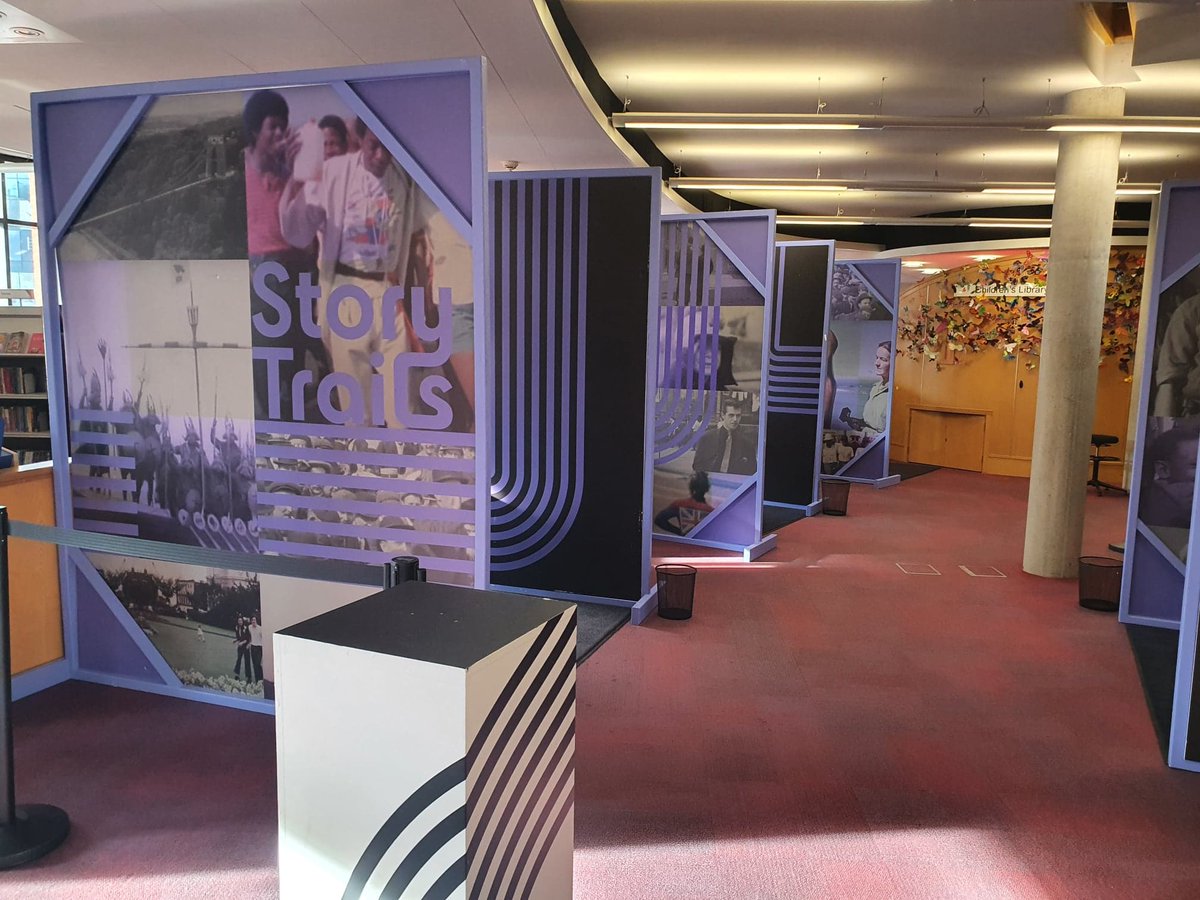 SwindonLibrary's tweet photo. Today’s the big day! 🎬

Central Library is being transformed ready for our FREE, unmissable virtual &amp; augmented reality event StoryTrails Swindon Virtual Reality Experience. 

Drop in any time today from 10-6 and tomorrow from 11-5 for... https://t.co/1jIQlqOl3h