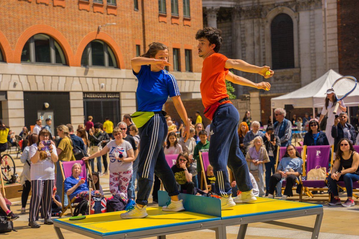 Iris Theatre (@iristheatre) on Twitter photo The first show of DOUBLES starts in under an hour. Join us for this collision of dance and ping pong. Then grab a bat and join in.
TODAY, TOMORROW & Monday 2pm & 4pm
🎟 Pay What You Can on the door
#CoventGarden #London #BankHolidayWeekend
<a href="/REcreate_agency/">The REcreate Agency</a> The first show of DOUBLES starts in under an hour. Join us for this collision of dance and ping pong. Then grab a bat and join in.
TODAY, TOMORROW & Monday 2pm & 4pm
🎟 Pay What You Can on the door
#CoventGarden #London #BankHolidayWeekend
<a href="/REcreate_agency/">The REcreate Agency</a>