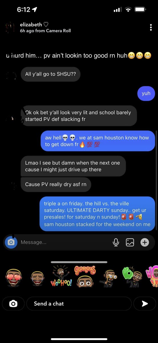 jarad_holliday's tweet photo. This says it all richea ….I ain’t gotta do no more talking pull up to the party mayne !! TN!! #pvamu26 #ShsuWelcomeWeek2k22 #shsu26 https://t.co/qqIKgB9Wjk
