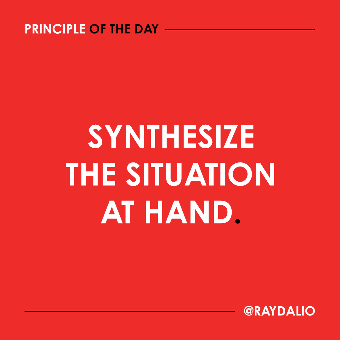 RayDalio's tweet photo. Every day you are faced with an infinite number of things that come at you. Let’s call them “dots.” To be effective, you need to be able to tell which dots are important and which dots are not. (1/4) #principleoftheday https://t.co/ty5gR5Ir3J