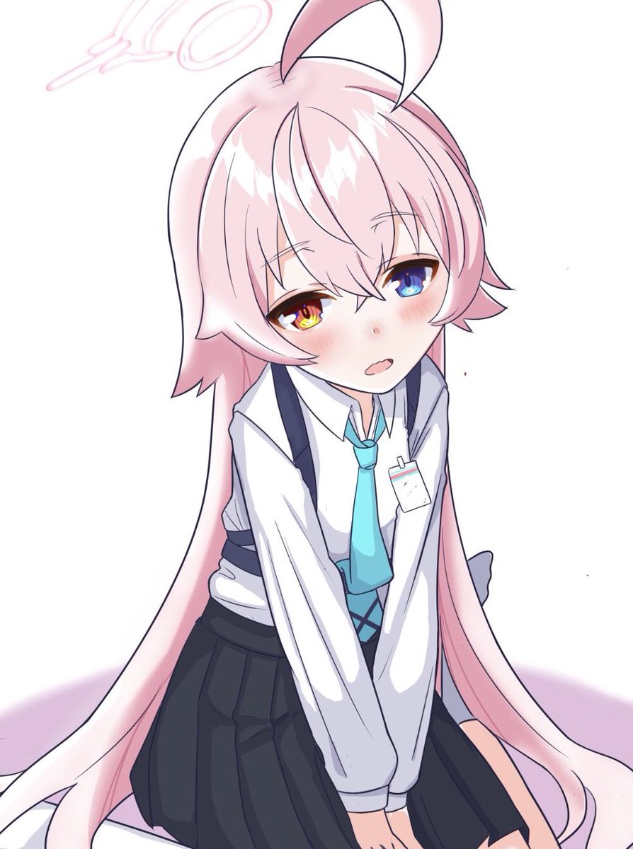 鬼方カヨコ(ブルアカ) 「#今月描いた絵を晒そう 」|伊富緑色　サンアカ2 No.3お疲れ様でした。のイラスト