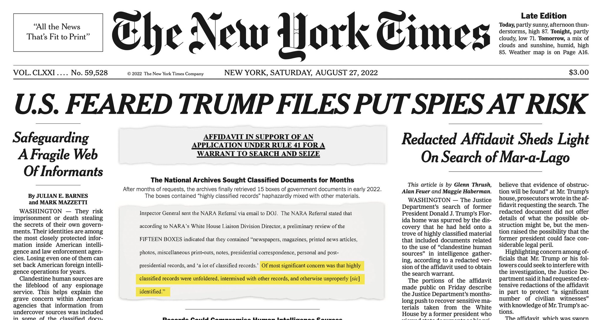 Bruce Holsinger on Twitter: "Striking difference between the front page ...