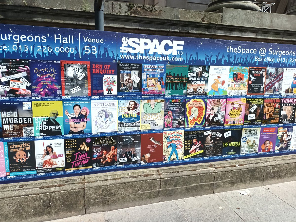 deborahharries's tweet photo. Pictures a bit rubbish (!) but @edfringe fantastic! 13 shows in 3 days - household names #StewartLee @RealTimVine @henningwehn and new musicals #LastNight @LivingwSin #Fabulett1933. And @PoliceCops_ might just be one of the funniest shows I've ever seen! #UKArts https://t.co/aeu7buZwbU
