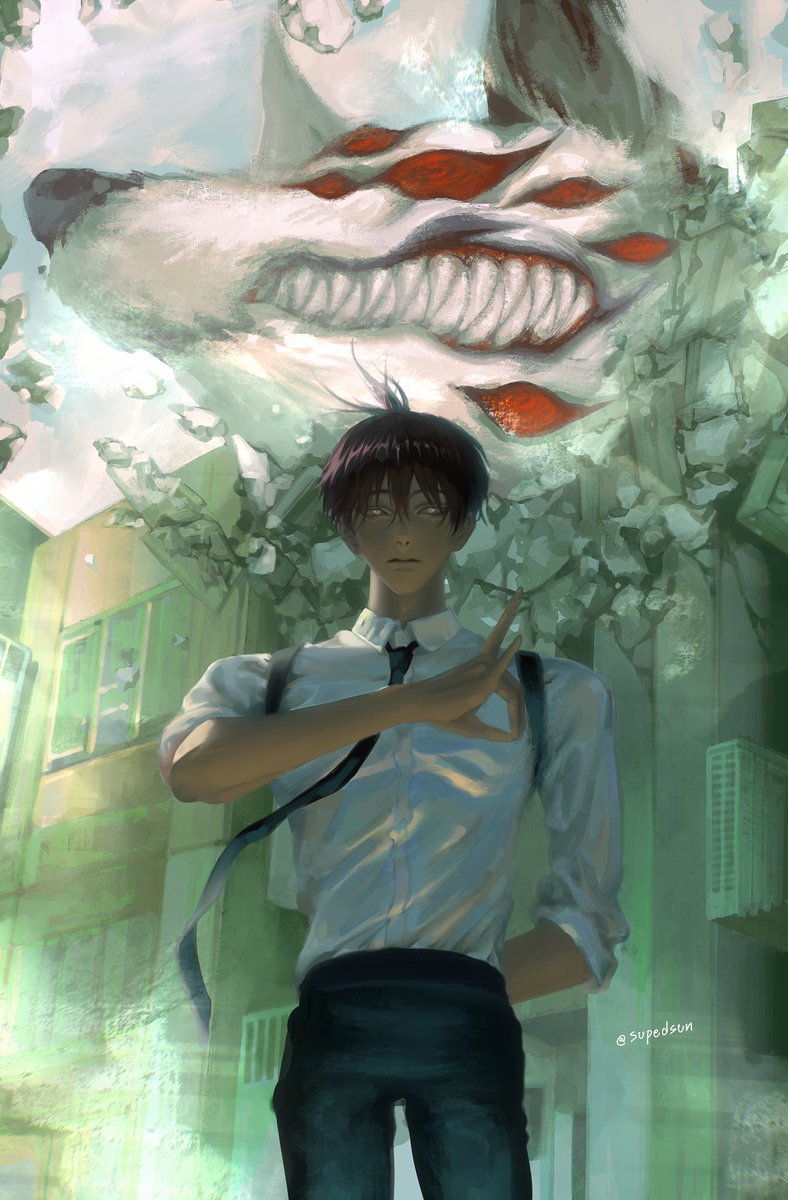 sperofer's tweet image. She said she liked dogs
#チェンソーマン #chainsawman