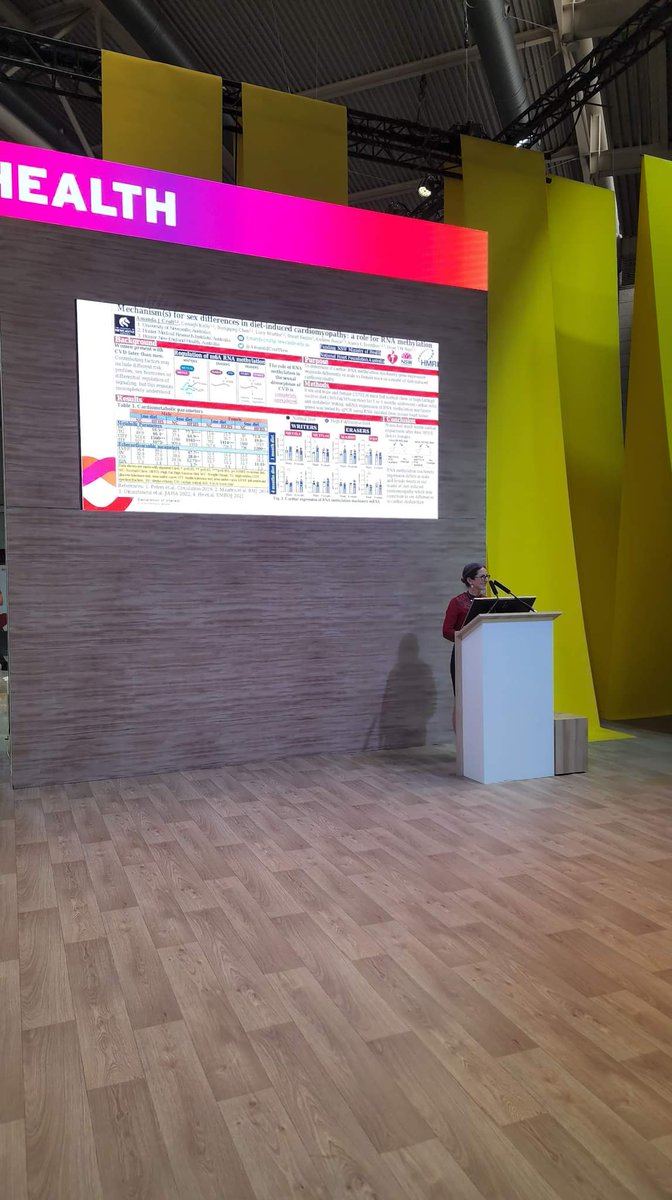 Aaron Sverdlov (@sverdlovaaron) on Twitter photo Very proud to see our PhD student <a href="/AmandaJCroftNew/">Amanda Croft</a> present her work exploring the role of RNA methylation in explaining sex differences in obesity-induced cardiomyopathy <a href="/escardio/">European Society of Cardiology</a> Congress in Barcelona <a href="/DoanNgo4/">Doan Ngo</a> <a href="/thecsanz/">CSANZ</a> <a href="/heartfoundation/">Heart Foundation</a> <a href="/HMRIAustralia/">Hunter Medical Research Institute (HMRI)</a> <a href="/UON_research/">Uni Newcastle Research</a> <a href="/OzCvA/">ACvA</a> Very proud to see our PhD student <a href="/AmandaJCroftNew/">Amanda Croft</a> present her work exploring the role of RNA methylation in explaining sex differences in obesity-induced cardiomyopathy <a href="/escardio/">European Society of Cardiology</a> Congress in Barcelona <a href="/DoanNgo4/">Doan Ngo</a> <a href="/thecsanz/">CSANZ</a> <a href="/heartfoundation/">Heart Foundation</a> <a href="/HMRIAustralia/">Hunter Medical Research Institute (HMRI)</a> <a href="/UON_research/">Uni Newcastle Research</a> <a href="/OzCvA/">ACvA</a>