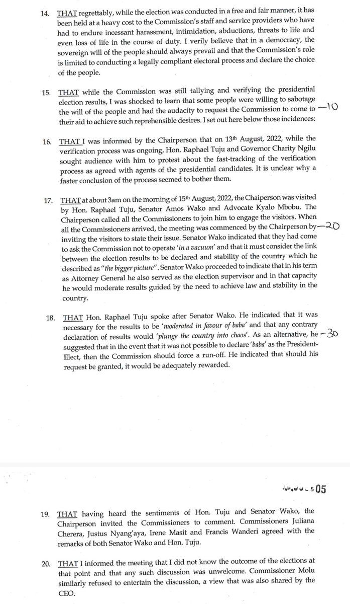 smutoro's tweet image. Compare affidavit of Prof Abdi Guliye with that of the con Justus Nyang&apos;aya...