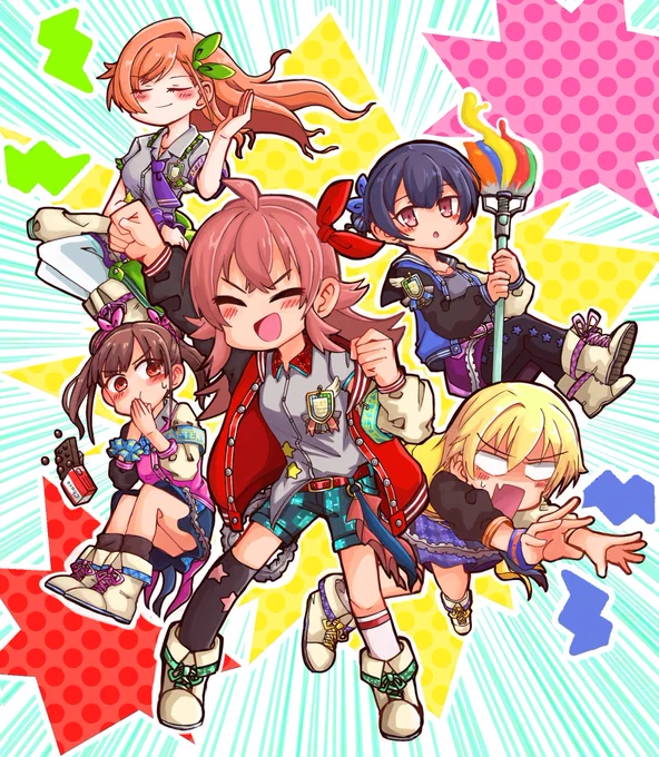 シャニマスのユニット描いてた時の絵が出てきた 