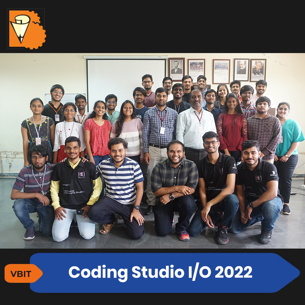 VBITHYD's tweet image. #CodingStudio();, the official programming club of VBIT has begun it's fourth tenure on 27th August, 2022. A new team of 20 programmers was selected for the tenure with Pranchal Agarwal and Srija Nakirakommula as the leads of the forum.
Visit us: 🌐vbithyd.ac.in
#VBIT