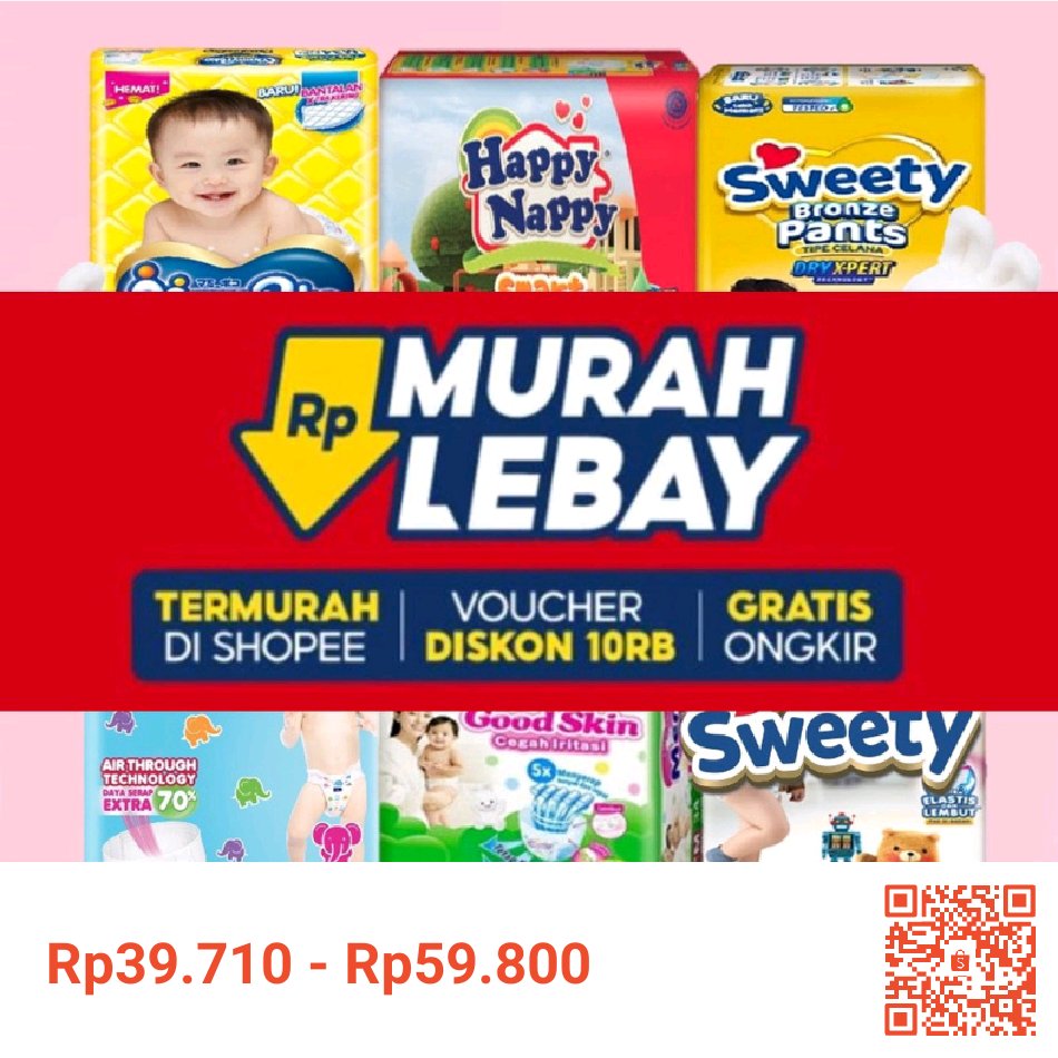 _Hatubi's tweet photo. Temukan dan dapatkan POPOK anak bayi balita pants celana  pokok S40 M34 L30 XL26 XXL24 S 40 M 34 L 30 XL26 XXL 24 sekali pakai promo S32 M30 L28 murah lebay hanya Rp39.710 - Rp59.800 di Shopee sekarang juga! https://t.co/TdQgVvvk0k #ShopeeID  #popok https://t.co/QJezSGepnI