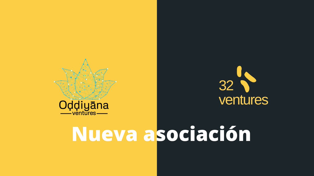 32v_io's tweet photo. Nueva Asociación:
Nos complace anunciar que 32ventures y @oddiyana_vc unirán fuerzas y contactos para traer los mejores proyectos a sus inversores <3
#BTC #Ventures #32ventures #Oddiyana #Crypto https://t.co/7onrsRr9Tc
