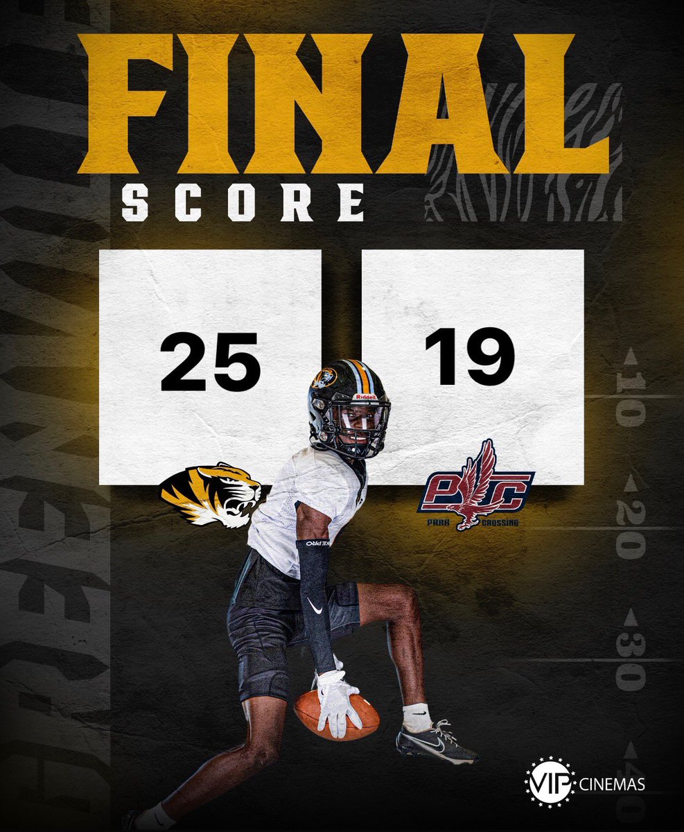 GreenvilleFB's tweet photo. Final from last night’s match up vs. Park Crossing. https://t.co/iX5TOoKspC