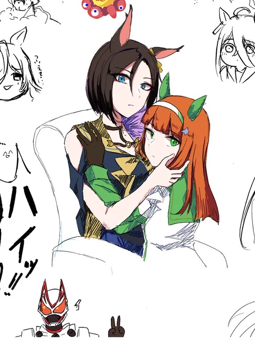 並べると絵チャこなれてきた感ない?ないか。 