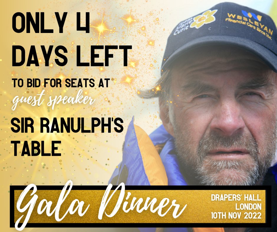 Imagine spending a whole evening chatting to the world’s greatest living #explorer! Be seated at our guest speaker Sir Ranulph Fiennes’ table at our #Gala Dinner in November! Hurry up - make your bid now on our gala website events.rafiki-foundation.org.uk/galadinner