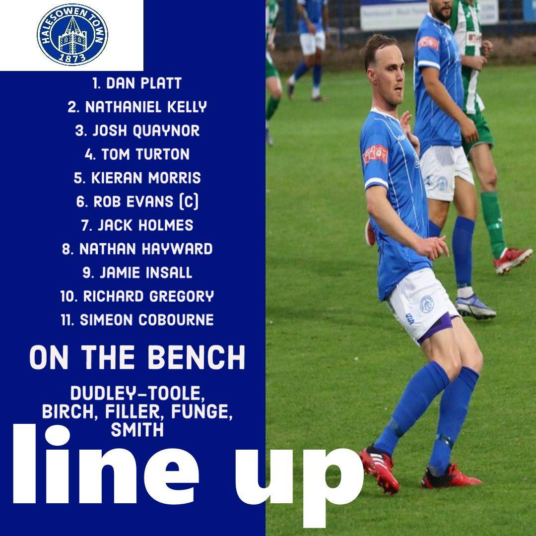 halesowentownfc's tweet photo. Your Yeltz team for today #UpTheYeltz #FootballAtB63 #HALSTN https://t.co/6mtZ8ecpjz
