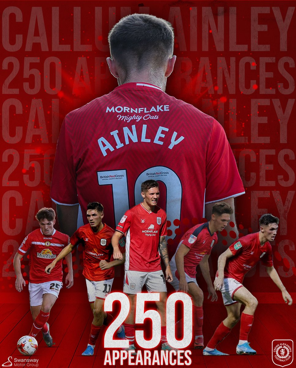 crewealexfc's tweet image. Memorable milestone ⭐️

@Callum_Ainley | #CreweAlex