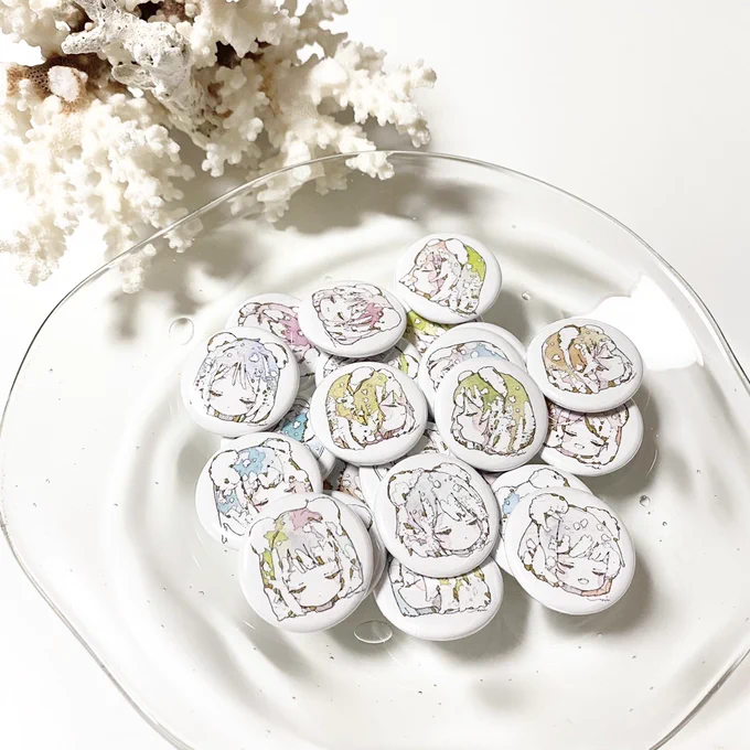 ◉umi new productランダムくまっこ缶バッチ全24種 