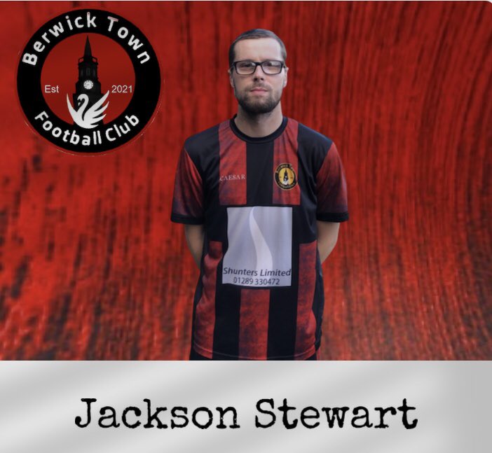 Welcome to Berwick Town…….

❤️Jackson Stewart🖤 

Jackson is returning to football after some time out but it has not took him long to find his feet again, Jackson is a naturally gifted footballer ￼and is a massive Threat￼￼ going forward. A brilliant addition to our squad.