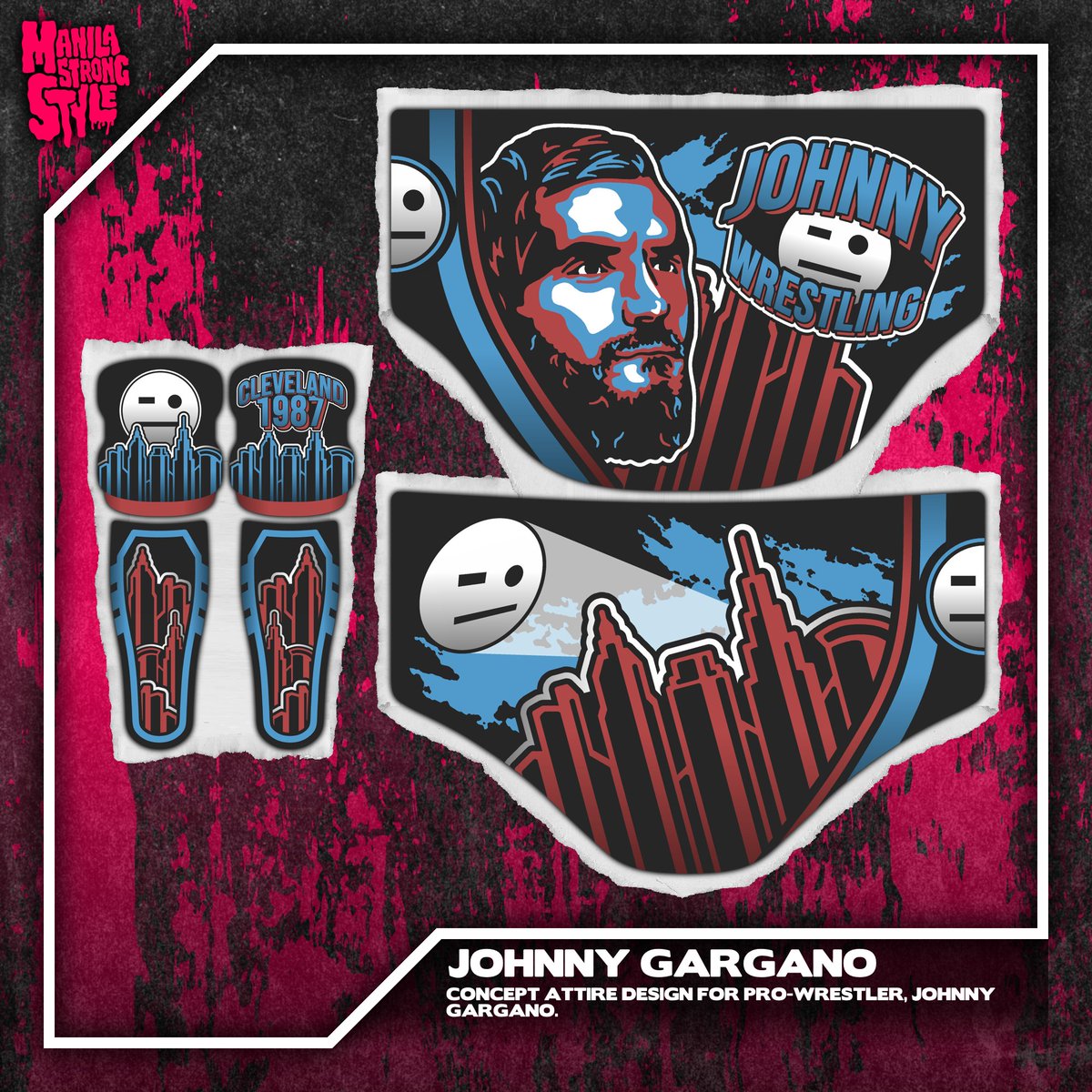 Johnny Design JOHNNY GARGANO. Concept Attire Design for Pro-Wrestler, Johnny Gargano ...