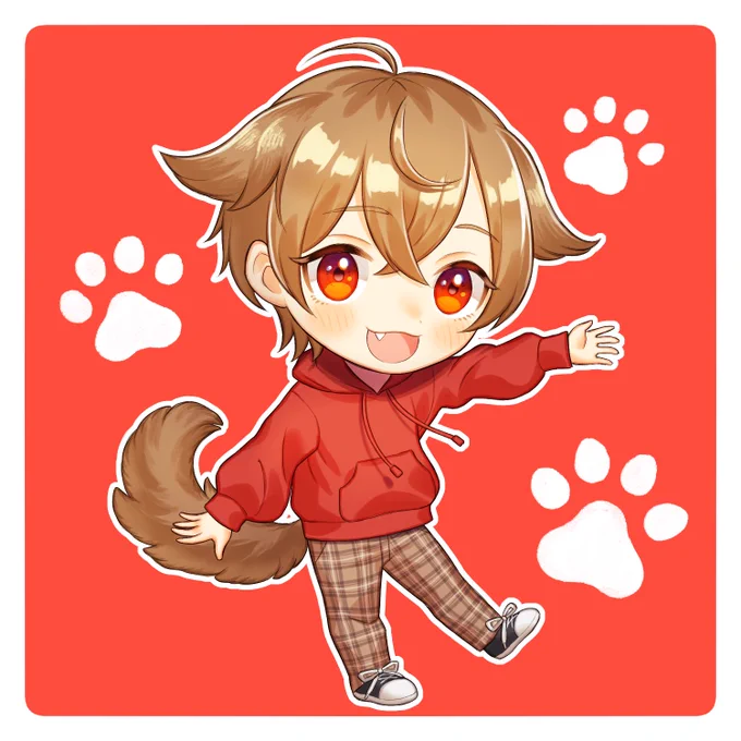 【お仕事】デフォルメキャライラストのご依頼で描かせていただきましたご依頼ありがとうございました 