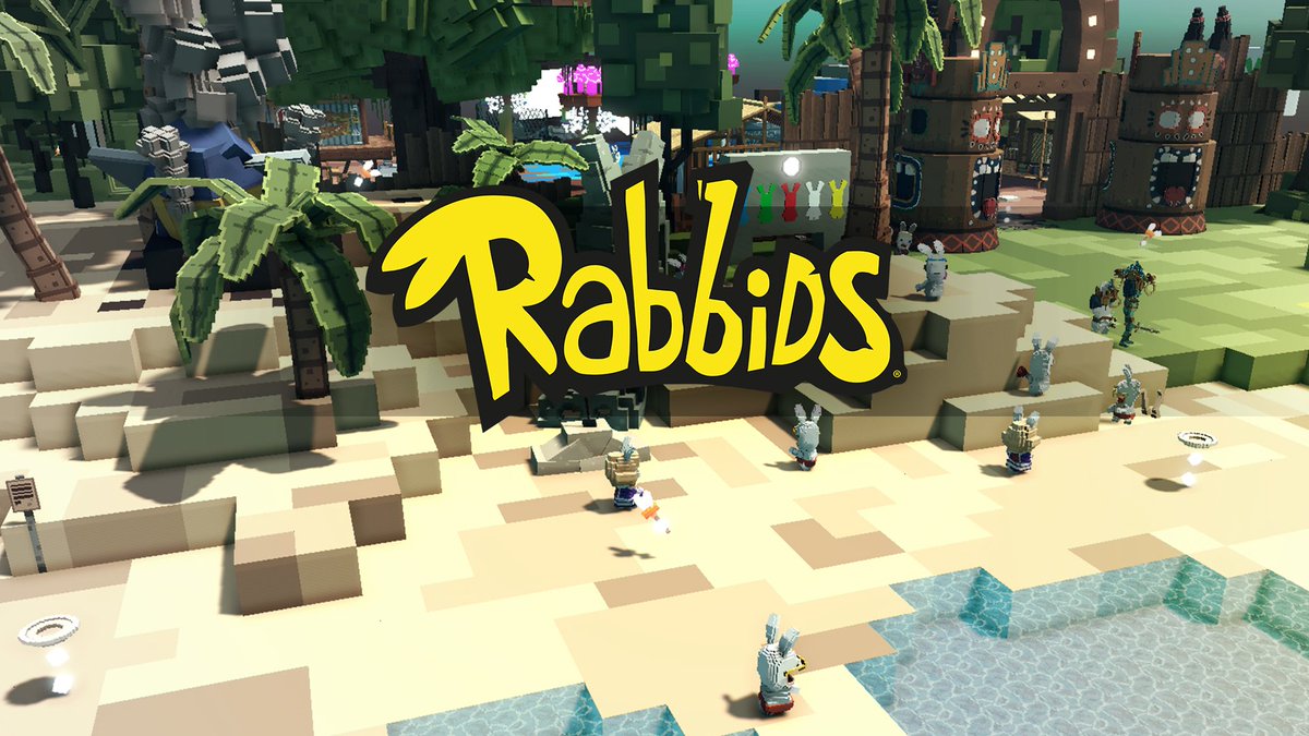 TheSandboxDE's tweet photo. Willkommen in Plunga! 🪠 Genieße die Aussicht. Genieße die Sonne. Schwimme am Strand und die... die... @RabbidsOfficial!!!! 😲

🐰 Sieht aus, als müsstest du dich an ihre Anwesenheit gewöhnen...BWAAAH! ⤵️
https://t.co/4MZIzdLttY

#SandboxAlphaS3 https://t.co/54GTPzb0p3