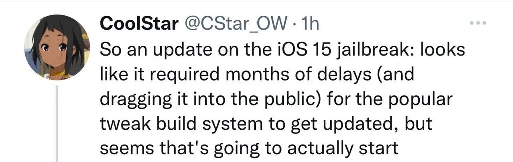 Yalujb's tweet photo. Cheyote jailbreak delayed for months due to libhooker issues. #Cheyote #jailbreak https://t.co/d1DXwx4rvw