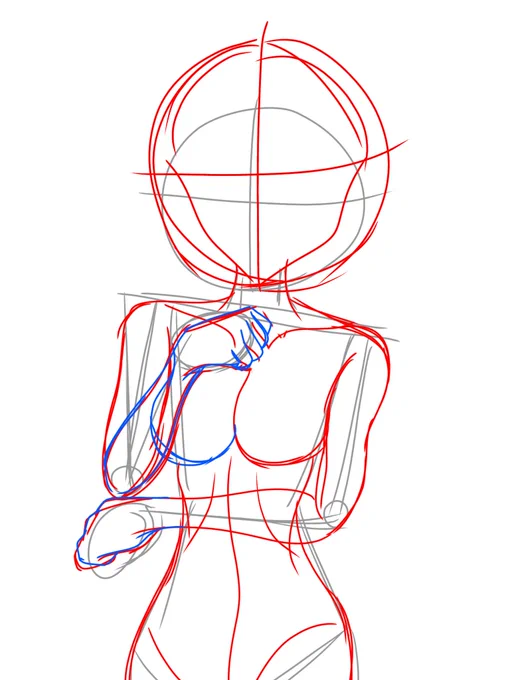 色んなポーズ描くの上手くなってきた気がするます 