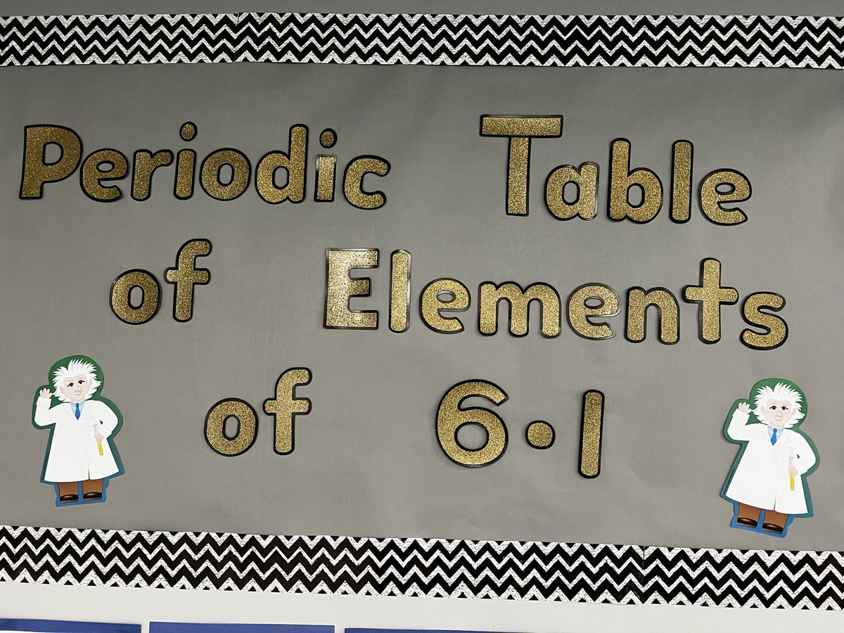 SimmonsScience's tweet photo. The Periodic Table of Elements (of team 6-1)😁 
Turned out great! https://t.co/tMTFVSwSMR