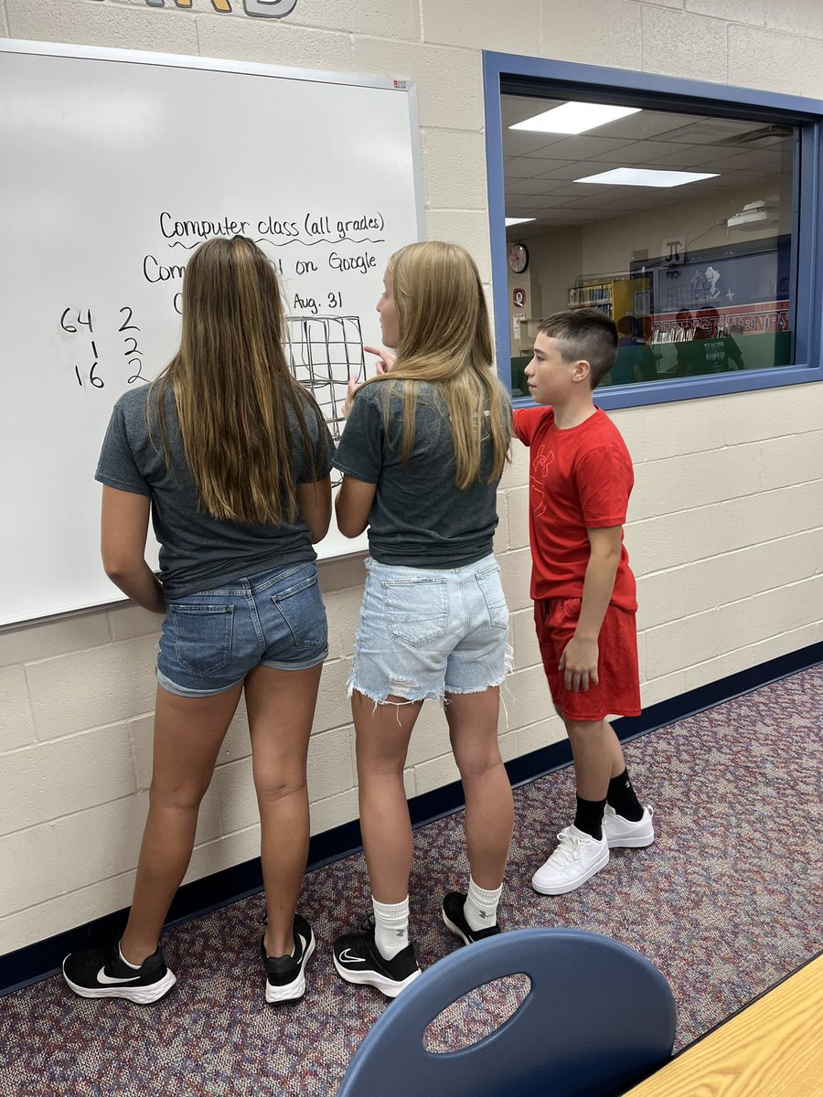 KlemanLisa's tweet photo. I am loving all of the collaborating going on this Friday morning. Do you know how many squares are on a checkerboard? #PHStrong https://t.co/oHrxznPXtu