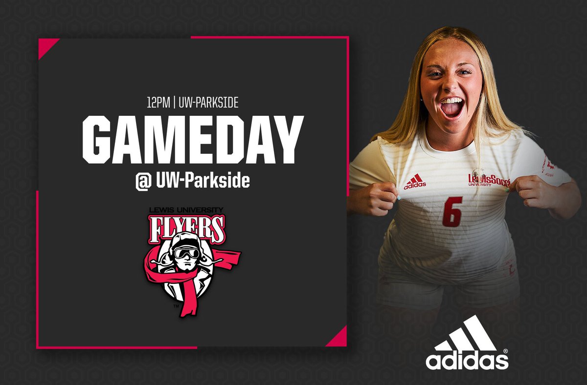 LewisWSoccer's tweet photo. GAMEDAY! Your flyers are on the road again today taking on UW-Parkside for a non-conference matchup 

🆚 UW-Parkside 
⏰ 12pm
📍 UW-Parkside 
 🖥 Flosports https://t.co/qw9uLkbn6M