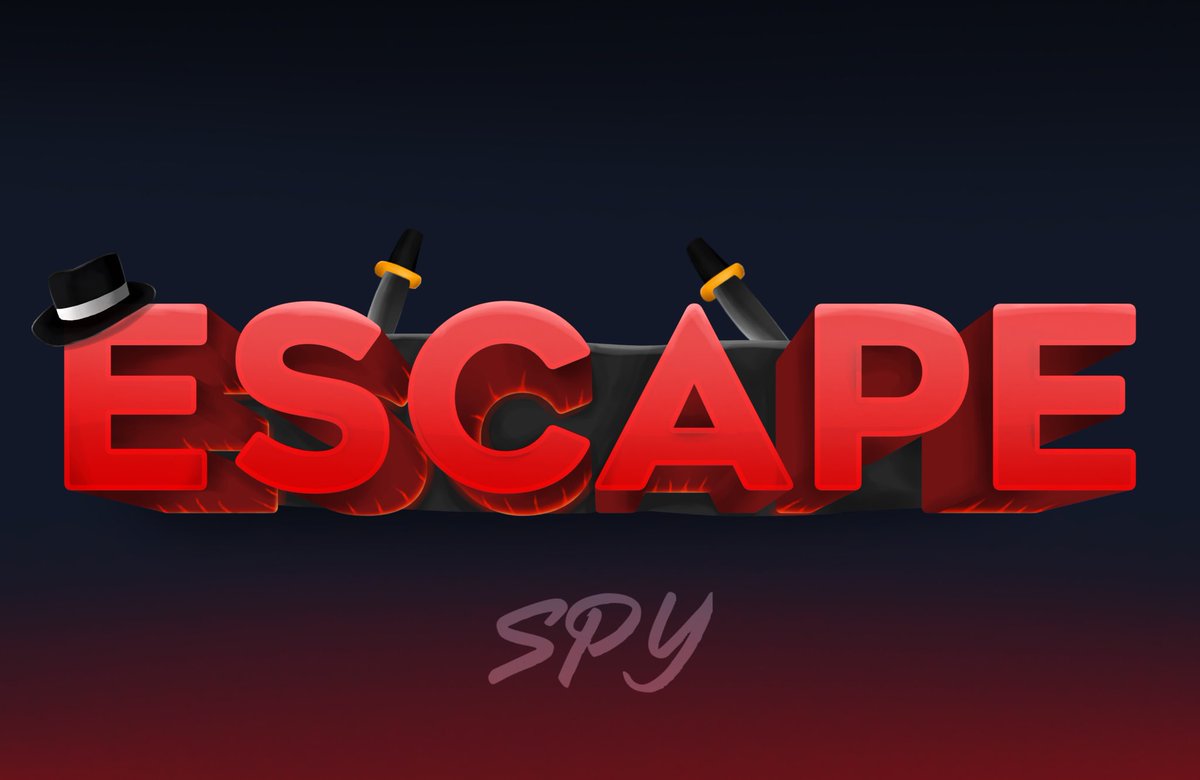 Spy_logos's tweet photo. “Escape” - Logo Practice 🔪 

Likes and retweets are appreciated! ❤️🔁

#Roblox | #RobloxDev | #robloxlogo https://t.co/NTeR72pPT2