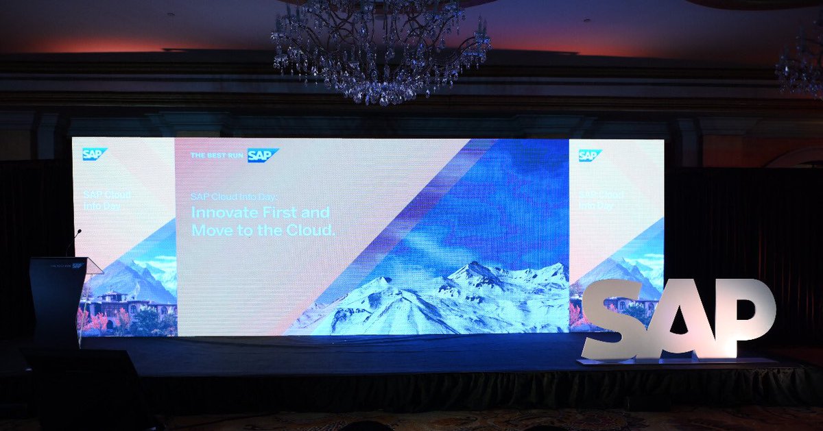 zunairkh's tweet photo. We are heading towards the digital future and to sustain digital transformation of businesses in Pakistan, SAP has organised Cloud Info Day event in Karachi with the theme of โInnovate First & Move to the Cloudโ
SAP details: https://t.co/N8EsIARqtK
#SAPMENA #SAPCloudDay #Pakistan https://t.co/Onjv8FVrs4