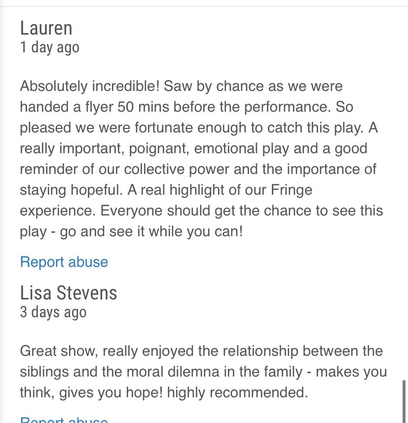 floodgatefringe's tweet photo. Final night! We’ve enjoyed performing  so much. Make sure not to miss out on our family drama exploring climate change issues.

Some lovely reviews 🥰🌎 https://t.co/7hzYBXxJ2T
#edfringe #EdFringe22 https://t.co/QNS6QZZbLr