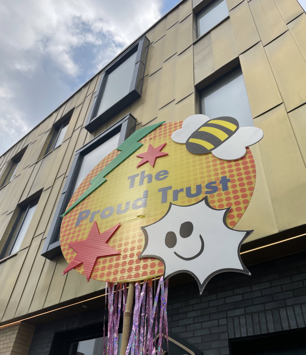 TheProudTrust's tweet photo. Happy Manchester Pride from all of us at The Proud Trust 🏳️‍🌈✨ https://t.co/xu9FYjXppE