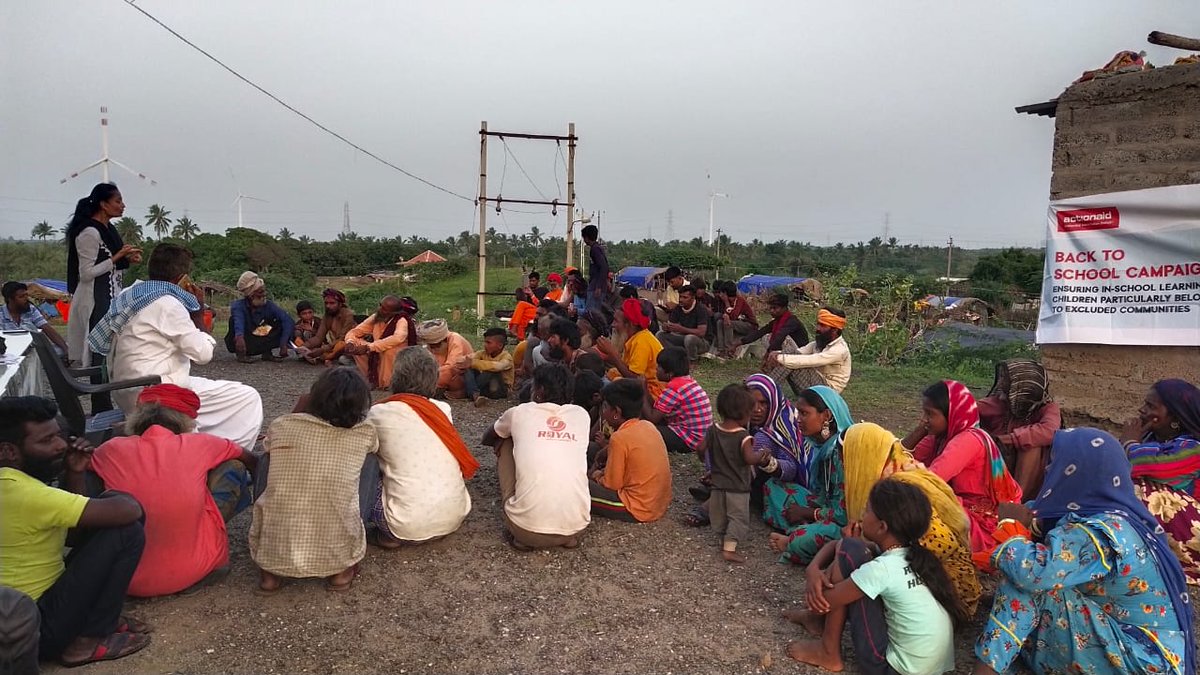 psushila92's tweet photo. Community Meetings being organized with the NT/DNT community on the issues related to Education and Scholarship under Back to School campaign in different villages of Anjar block of Kutch Gujarat.@ActionAidIndia @sndeep @C9Khalid @dipalisharma02 @prk_2016 https://t.co/bglUpdv9p6