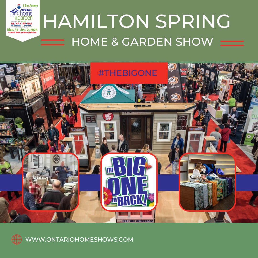 HamspringHS's tweet photo. The 13th Annual Spring Home & Garden Show is & will be the biggest home & garden show in the region!
A show you don't want to miss!
For Exhibitor Booths & Event Information Visit https://t.co/fJlw32LwfR
#HamSpringHomeShow #HomeReno #HomeDecor #HomeImprovement #Garden #Gardens https://t.co/vrAyBSW5aZ