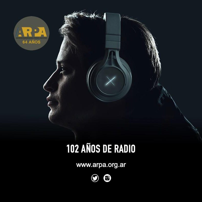 ArpaPrensa's tweet photo. Hoy es el #DíaDeLaRadio
102 años compartidos!
Celebramos junto a los oyentes y los hacedores de este maravilloso medio de comunicación
@ArpaPrensa @ATATVargentina @sip_oficial @Adepargentina @CAA_Anunciantes https://t.co/IwjDbO0AxQ