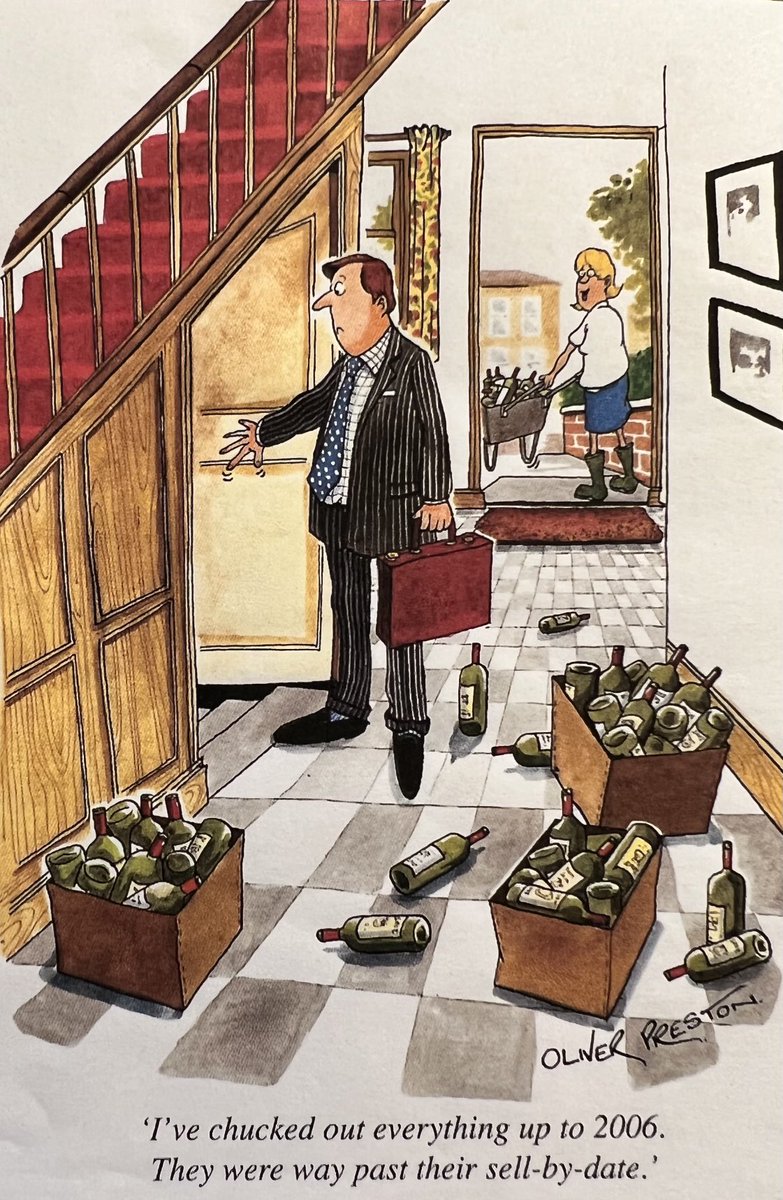 “I chucked out everything up to 2006.
They were way past their sell-by date”