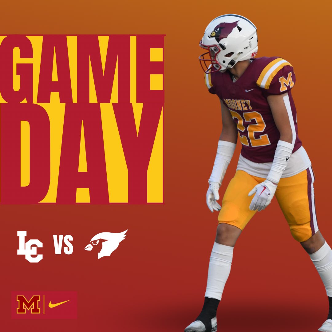 Wake up, Cardinals … it’s #GAMEDAY! 
Tonight, we welcome <a href="/LAKEcatholicFB/">LakeCatholicFootball</a> to rekindle a rivalry that’s helped to define both traditions. 
#MooneyFamily
#MooneyFootball
#QueenOfVictory

⏰ Gametime: 7
🏈 Tickets available at the door
🏖 Student theme: Beach