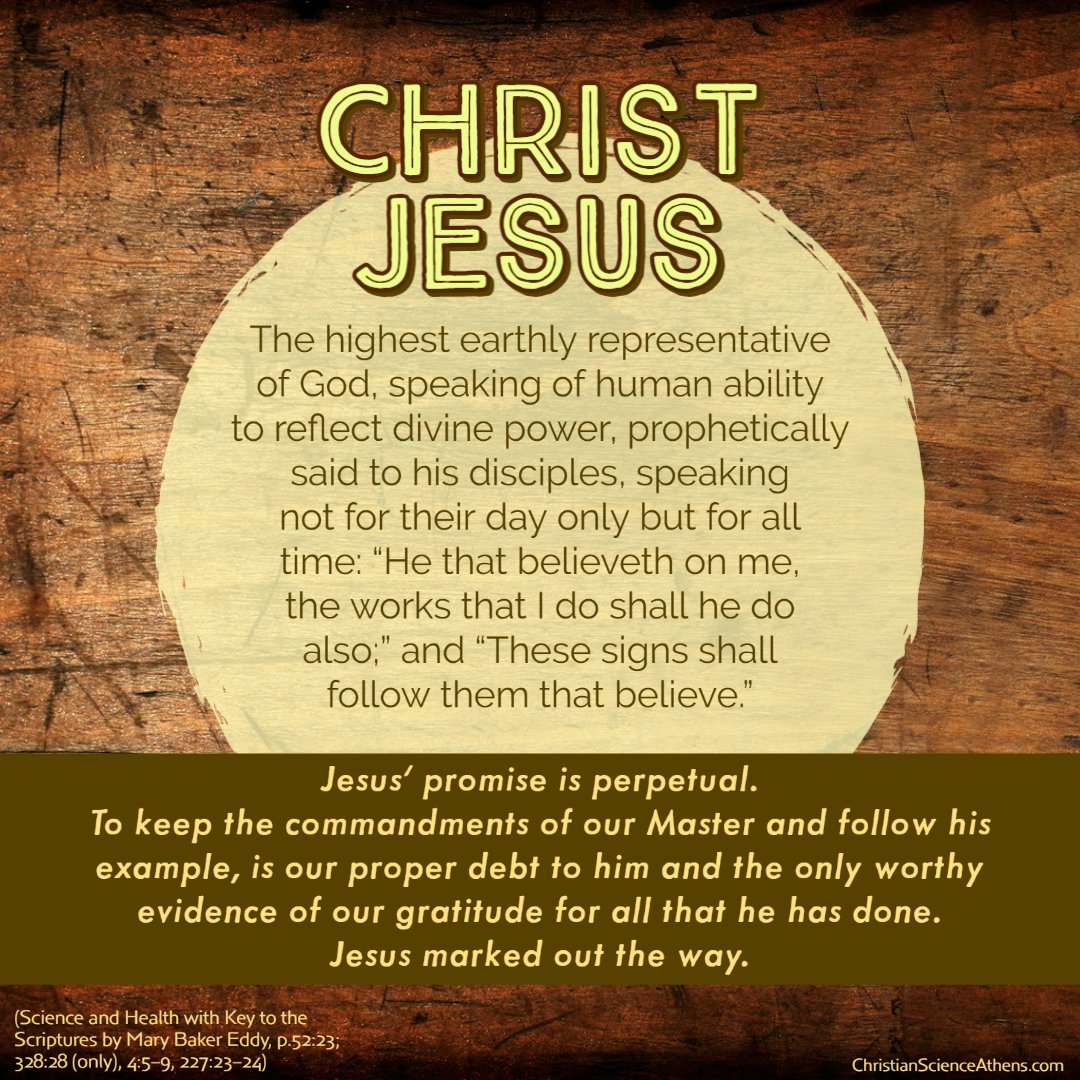 FirstAthens's tweet photo. From this week's Christian Science Bible Lesson on the subject: Christ Jesus. 

People all around the world are studying this Bible Lesson this week and will gather tomorrow morning to listen to it in Church.  Join us! #trinityaddictionservices https://t.co/IC7qpIhtX6