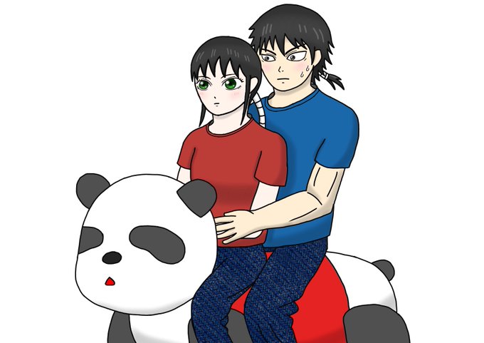 パンダの乗り物のtwitterイラスト検索結果