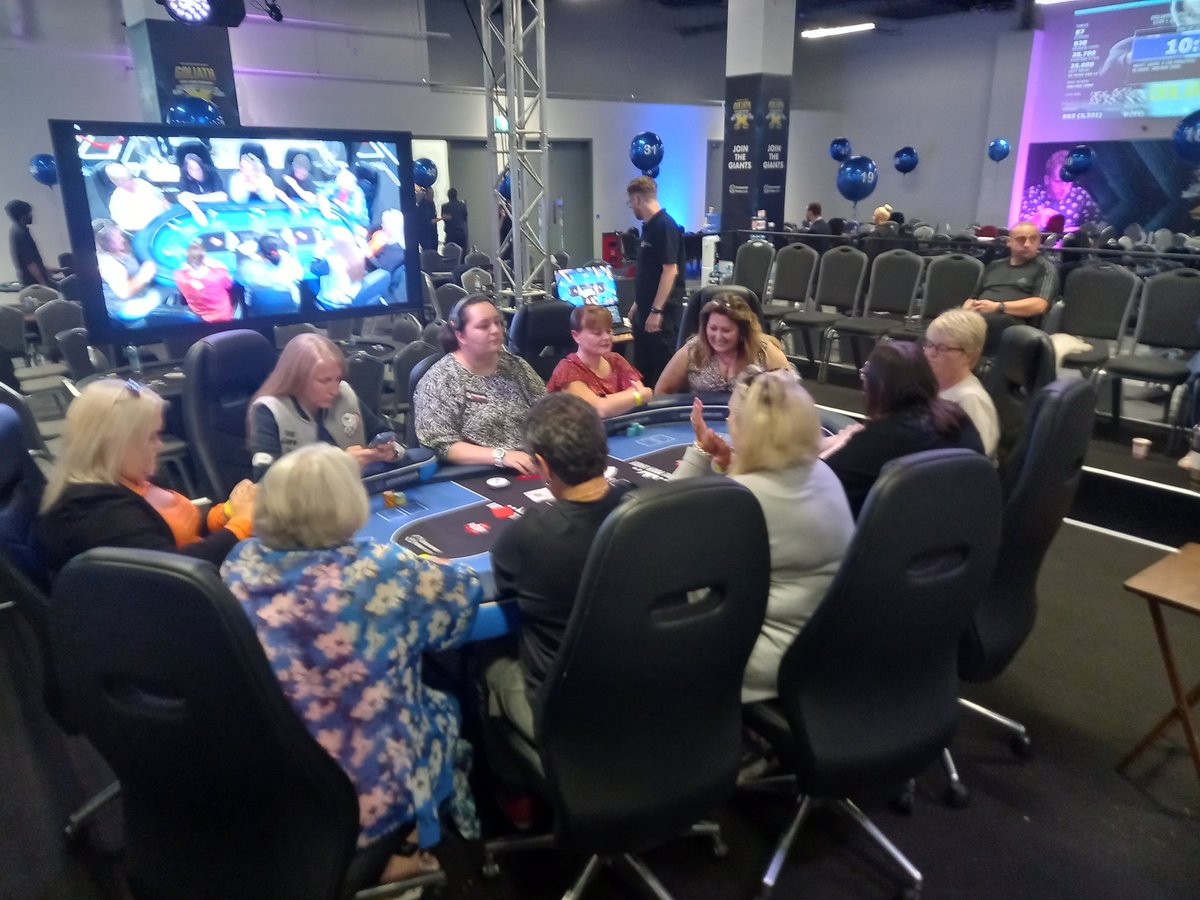 NildaCerna's tweet photo. Good luck to all ladies playing day 2 of the Women's championship within GoliathX series!
Streaming on @GrosvenorPoker channels
#patchmeup @GGPokerUK https://t.co/8E0HF8aOan
