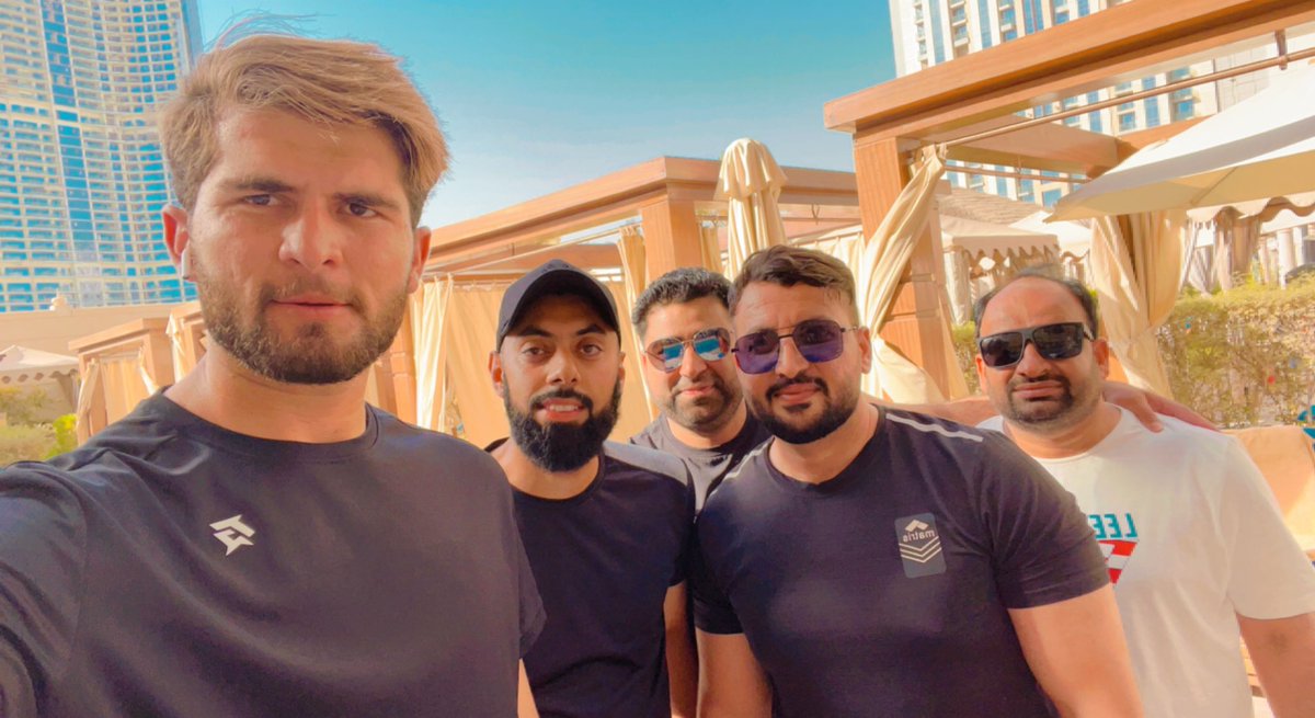 222Wasim's tweet photo. Selfie with Afridi 🇵🇰 https://t.co/EUJcCJ2PaW